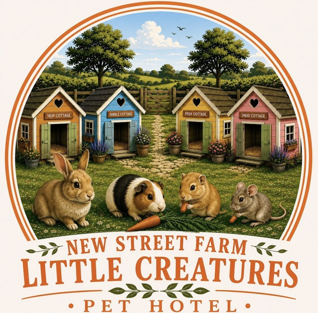 New Street Farm little creatures pet hotel logo